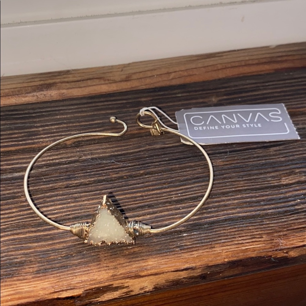 Triangle Gemstone Bracelet